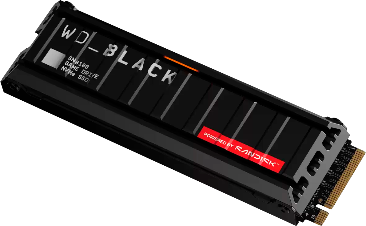 фото SSD накопитель WD Black SN8100 with HeatSink 2 TB (WDS200T1XHM-00CMT0)
