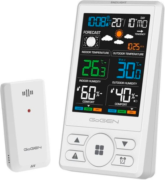 Метеостанція GoGEN ME1250W White (GOG-ME1250W)