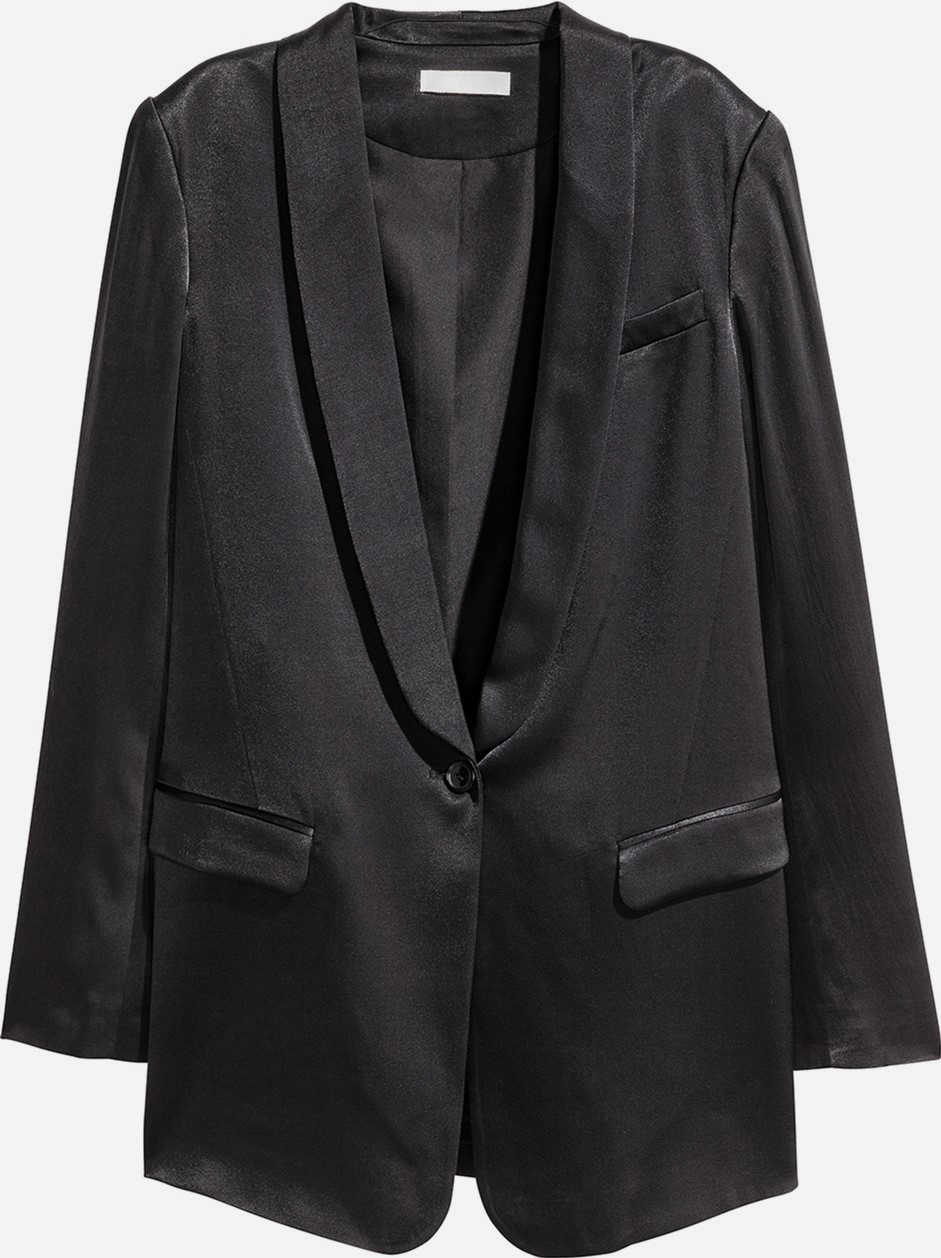 

Пиджак H&M 0441297  Черный, Пиджак H&M 0441297 36 Черный