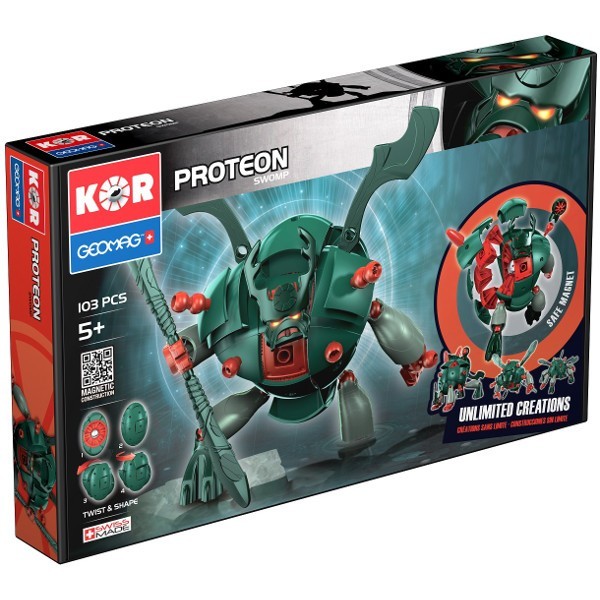 

Магнитный конструктор GEOMAG Proteon Blatta 103 элементов (0871772006329)