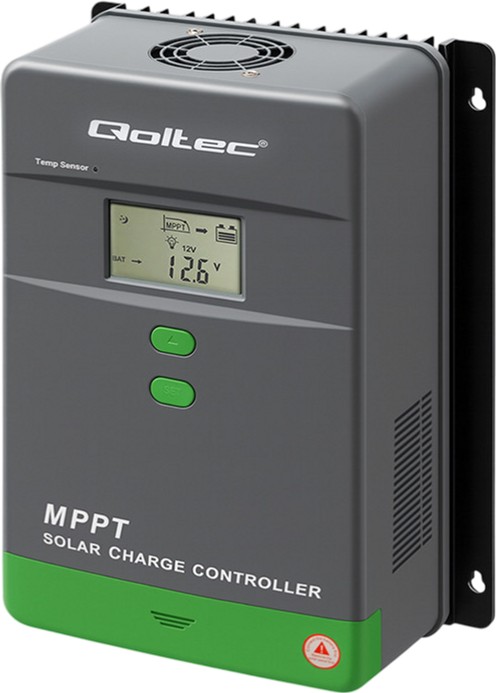 Контролер заряду сонячної батареї Qoltec MPPT з датчиком температури 80 А 12/24/36/48 В (5901878536705)