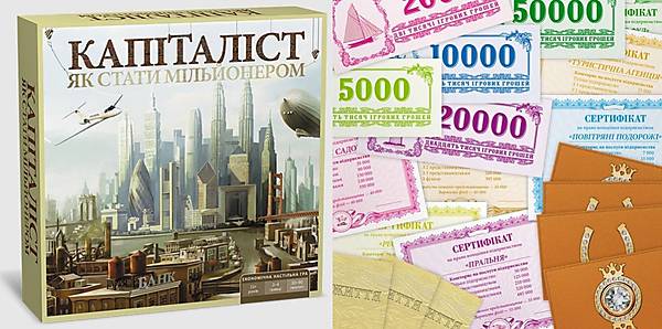 

Настольная игра "Капиталист. Как стать миллионером" Arial (20425)