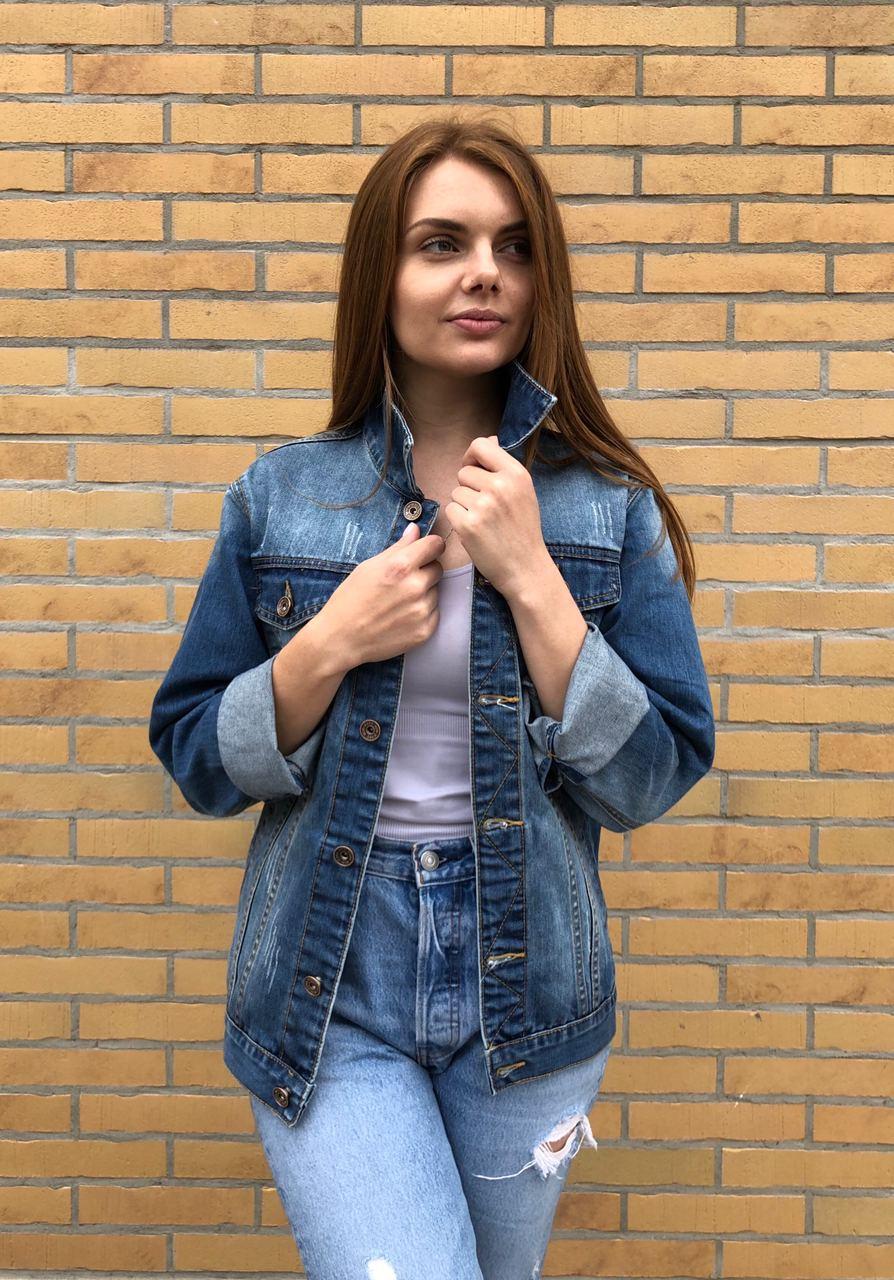 

Женская Джинсовая куртка Cherokee Light Blue S