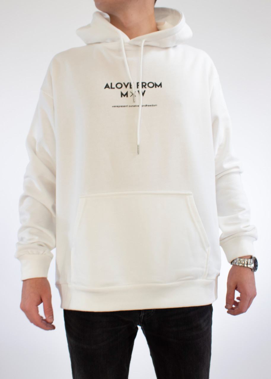 

Мужской Худи Pure Art White XL С рисунками