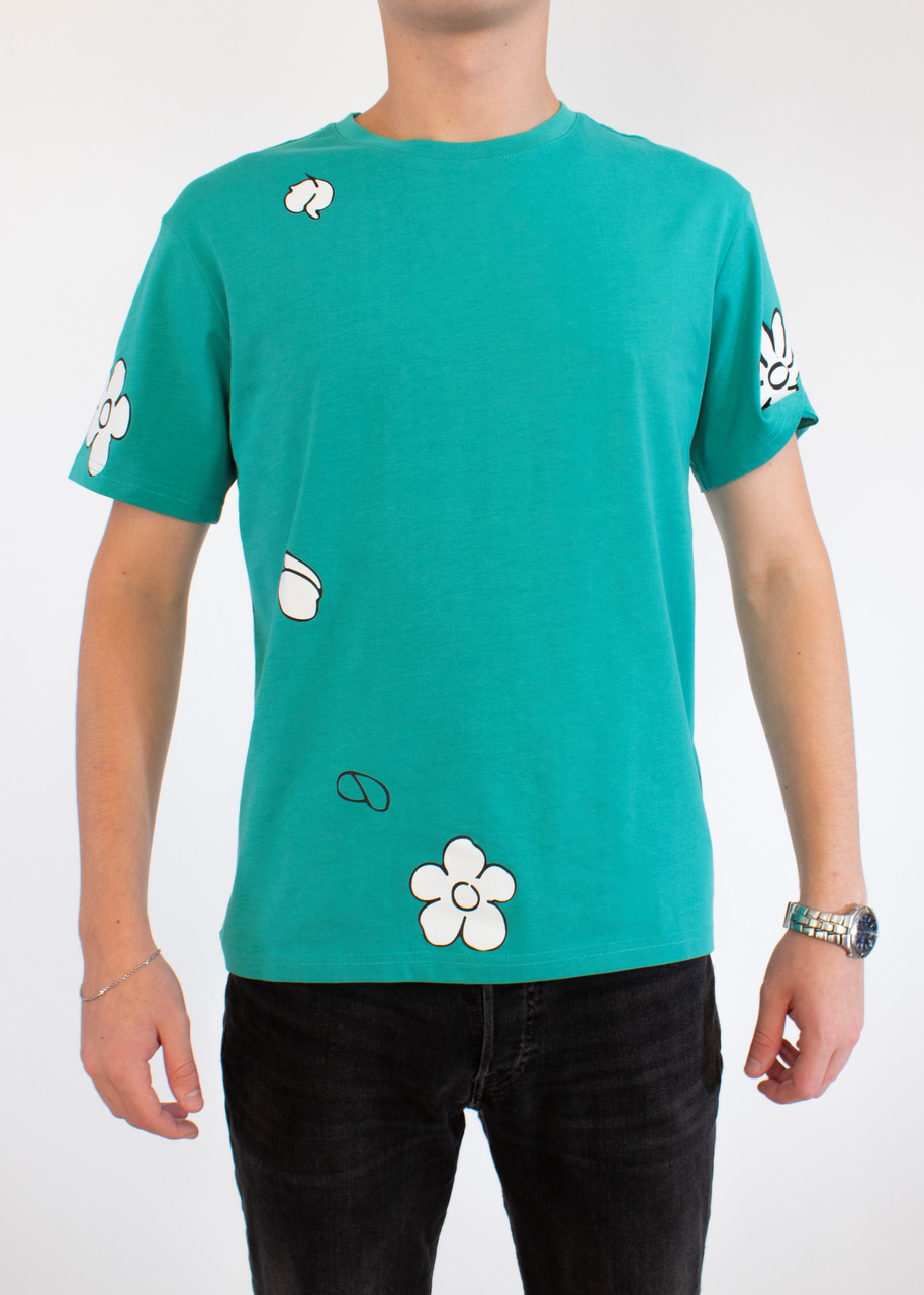 

Мужская Футболка Wild Flower Blue S