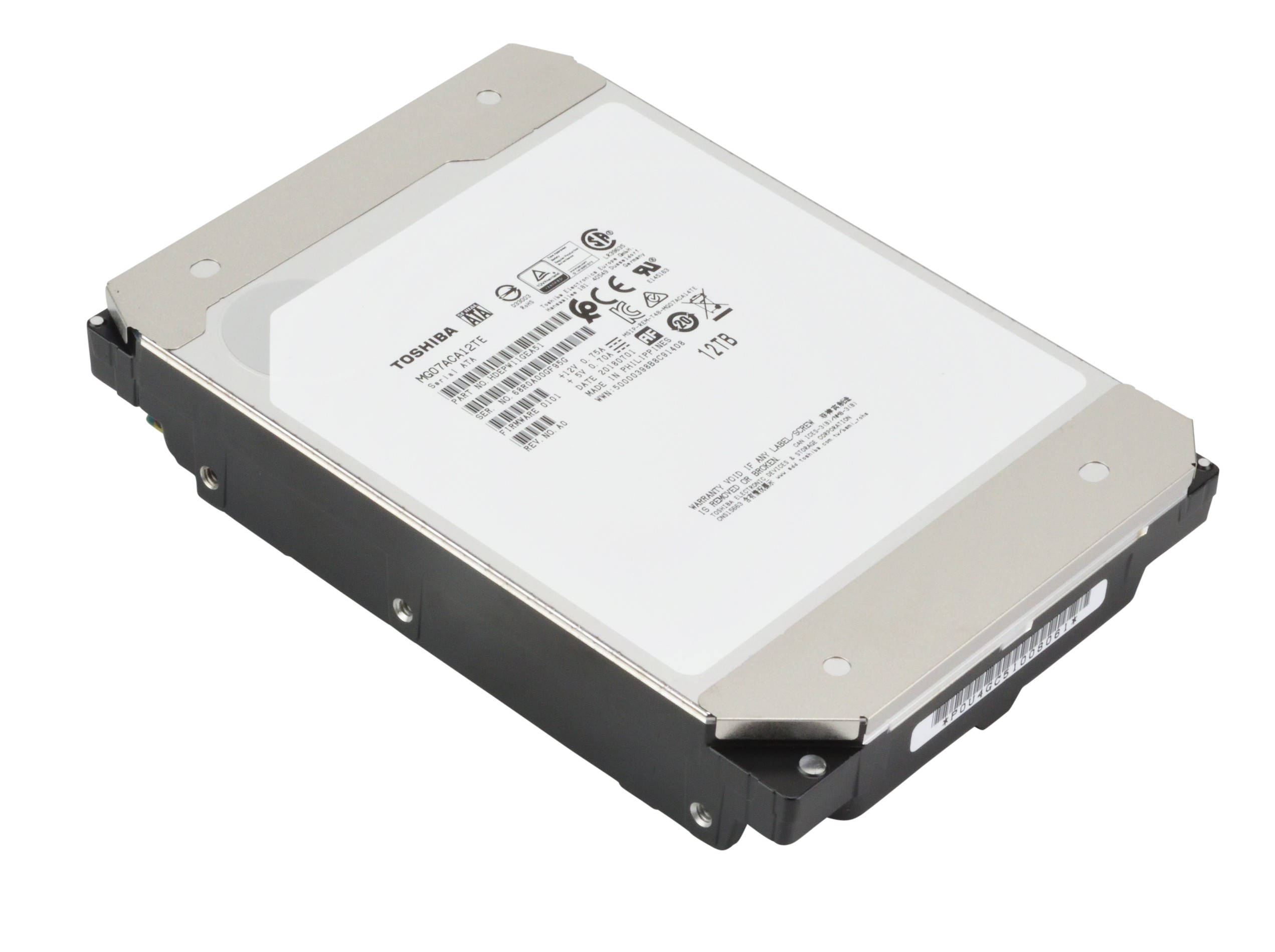 

Жесткий диск Toshiba Enterprise Capacity 12ТB 7200rpm 256MB MG07ACA12TE 3.5 SATA III