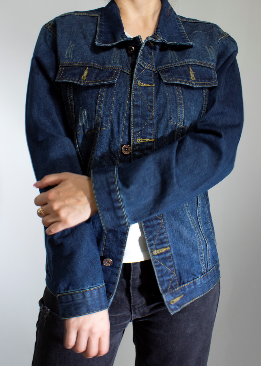 

Женская Джинсовая куртка Cherokee Dark Blue M
