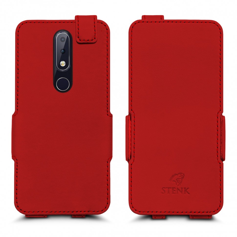 

Чехол флип Stenk Prime для Nokia X6 (2018) Красный