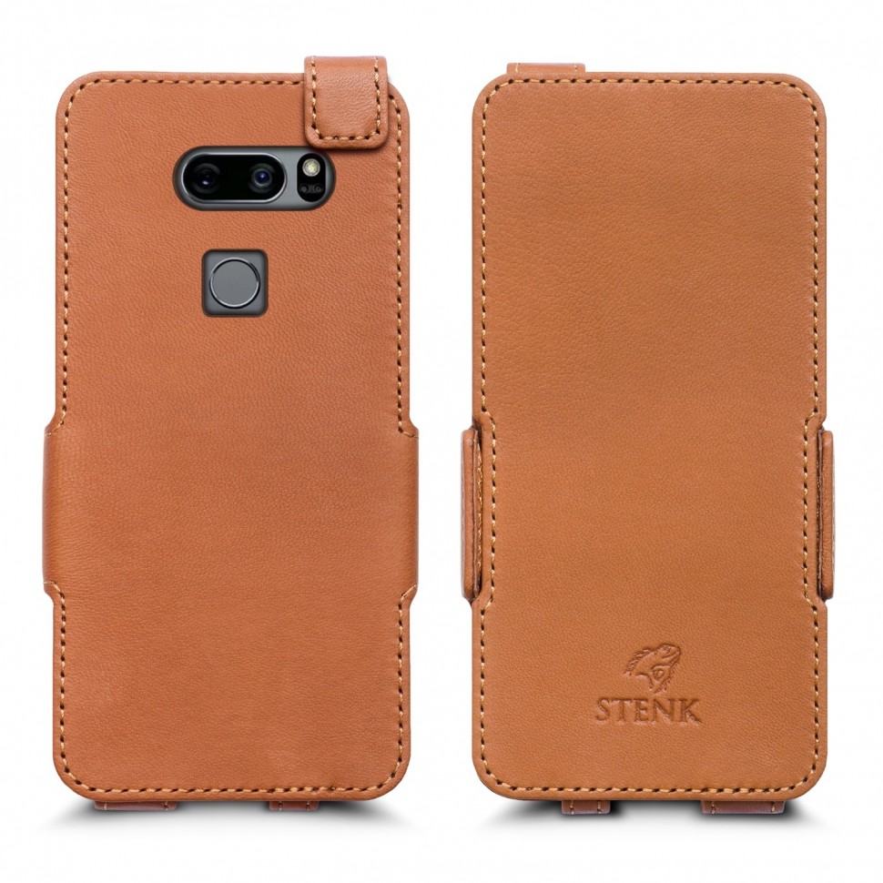 

Чехол флип Stenk Prime для LG V35 ThinQ Camel