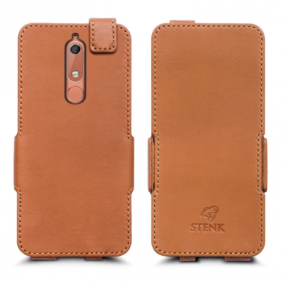 

Чехол флип Stenk Prime для Nokia 5.1 Camel
