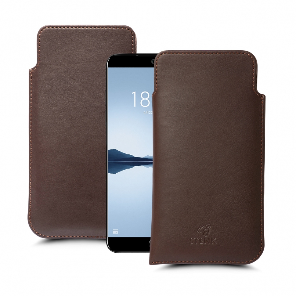 

Футляр Stenk Elegance для Meizu 15 Plus Коричневый
