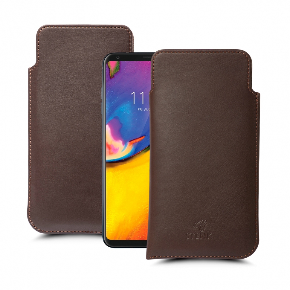 

Футляр Stenk Elegance для LG V35 ThinQ Коричневый
