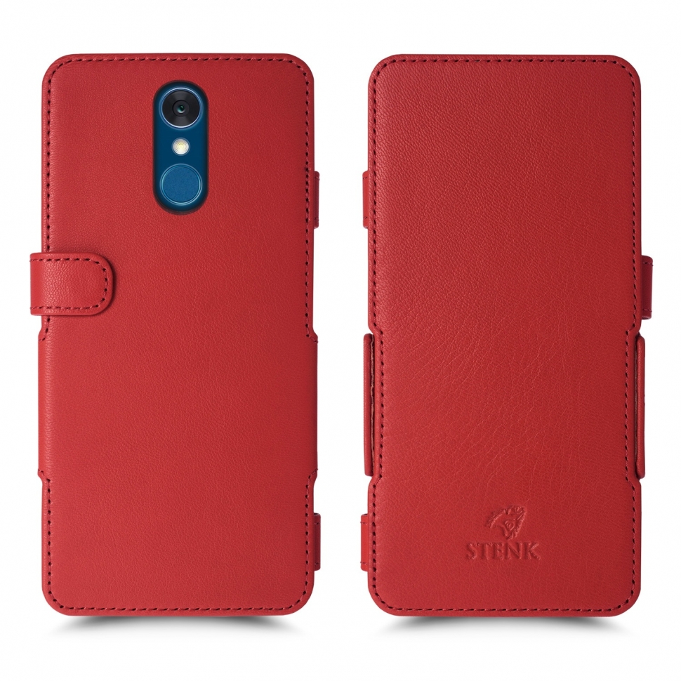 

Чехол книжка Stenk Prime для LG Q7 Plus Красный