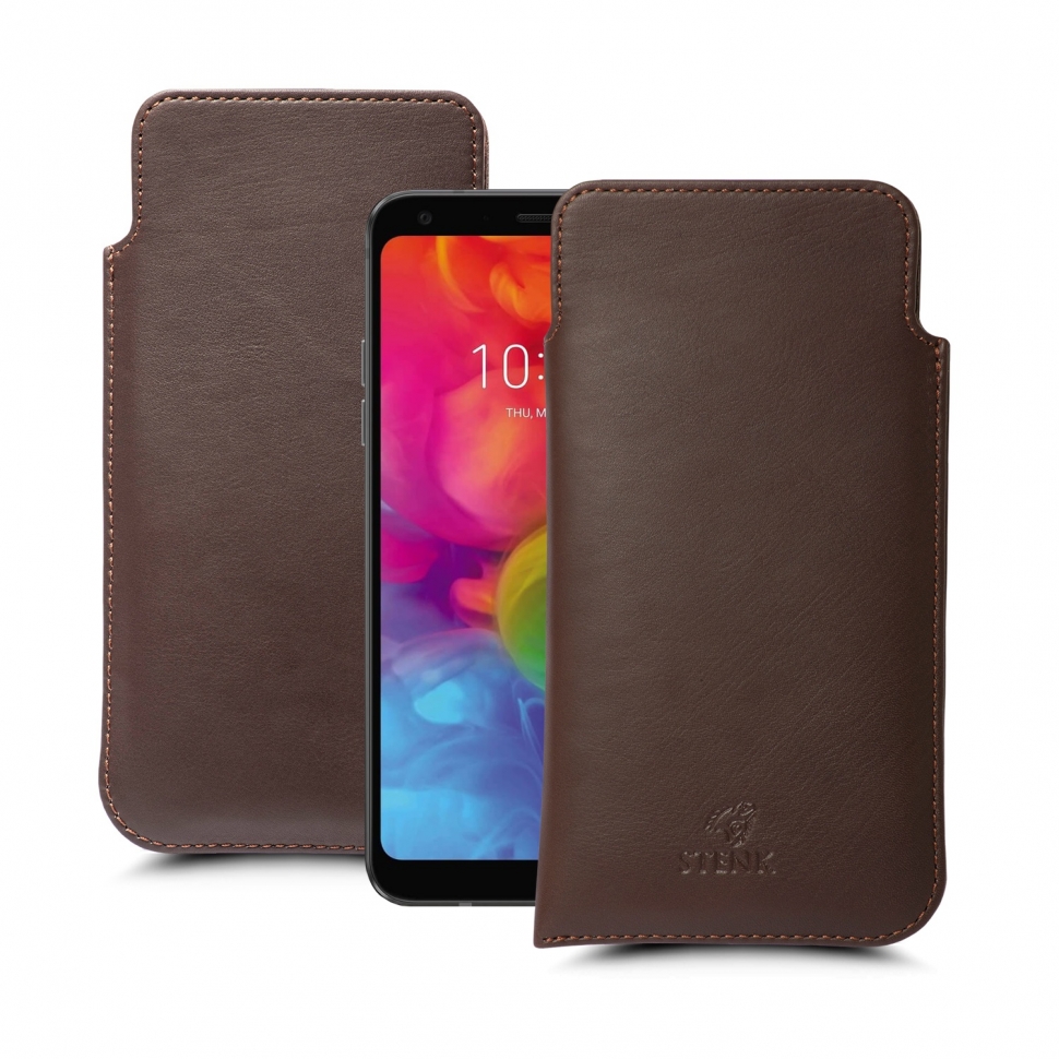

Футляр Stenk Elegance для LG Q7 Plus Коричневый