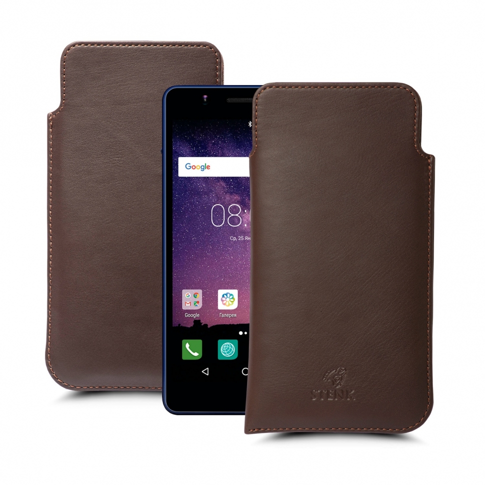 

Футляр Stenk Elegance для Philips S386 Коричневый