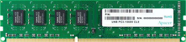 

Оперативная память Apacer DDR3-1333 2048MB PC3-10600 (DL.02G2J.H9M)