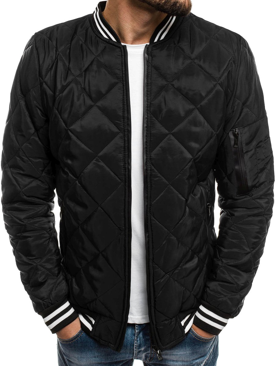 Бомбер мужской демисезонный J.STYLE M Черный LSRZ07R – в интернет ...