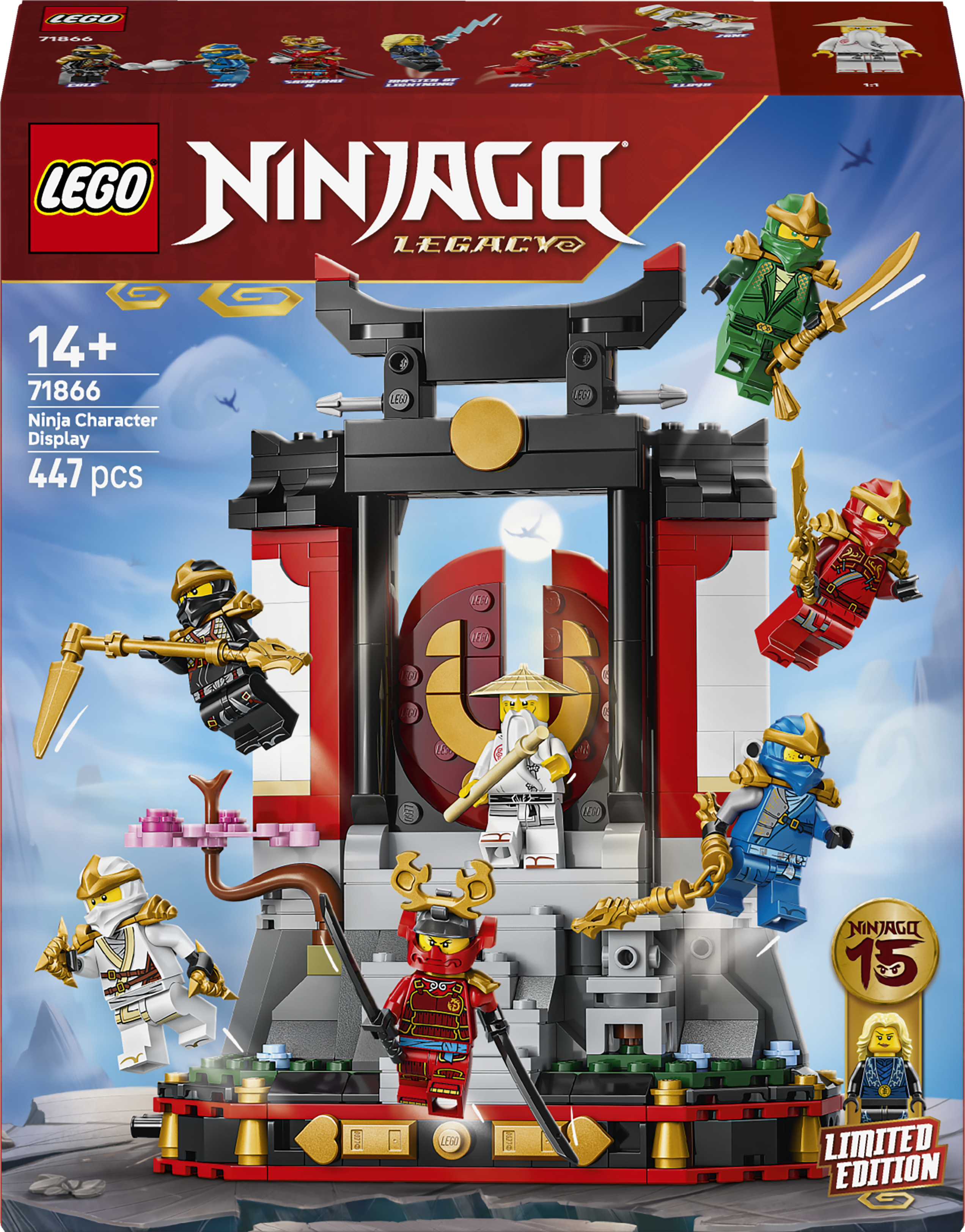 Конструктор LEGO Ninjago Выставка персонажей ниндзя: 15-летняя