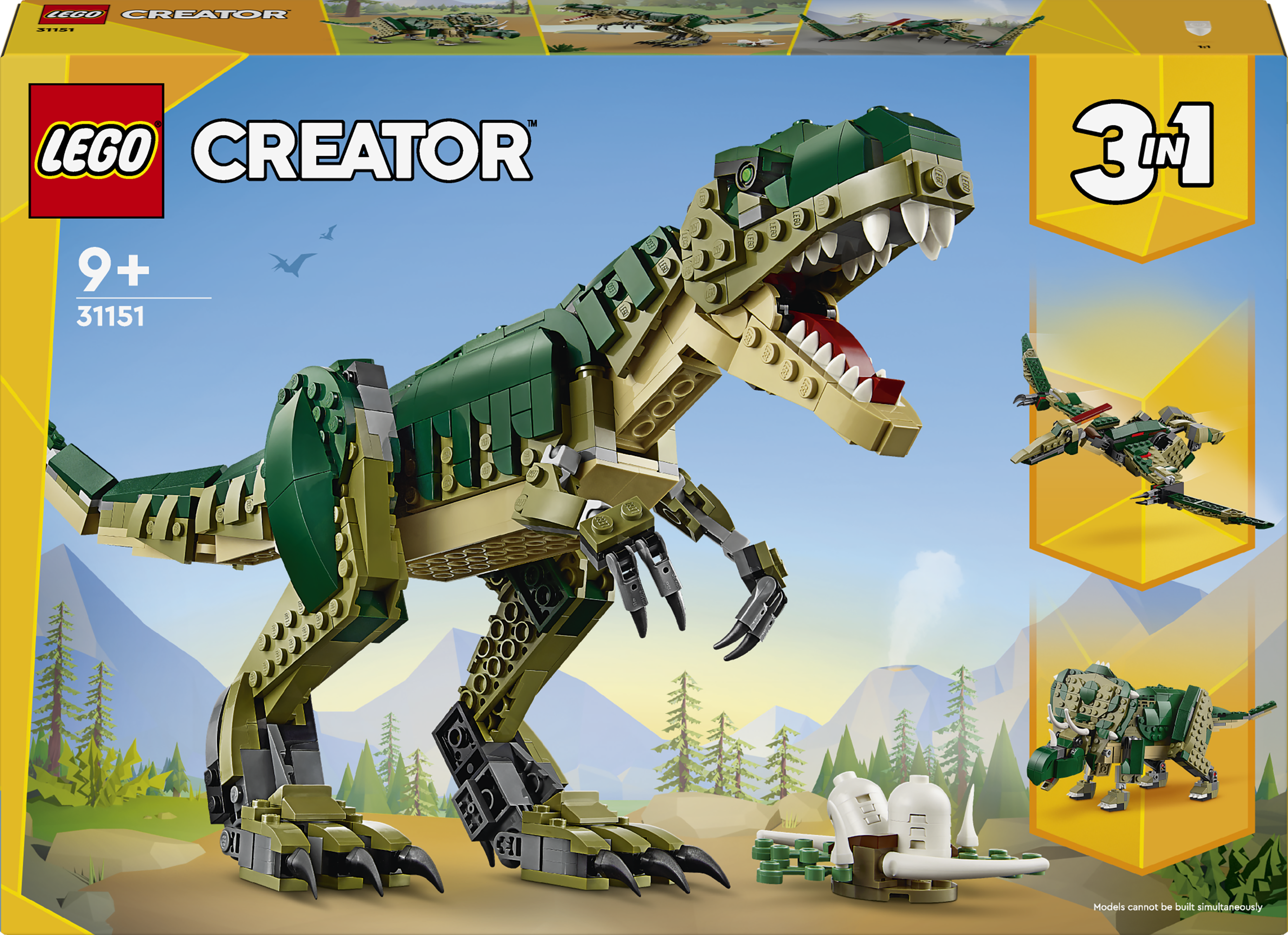 Конструктор LEGO Creator Тиранозавр 626 деталей (31151) – іграшки