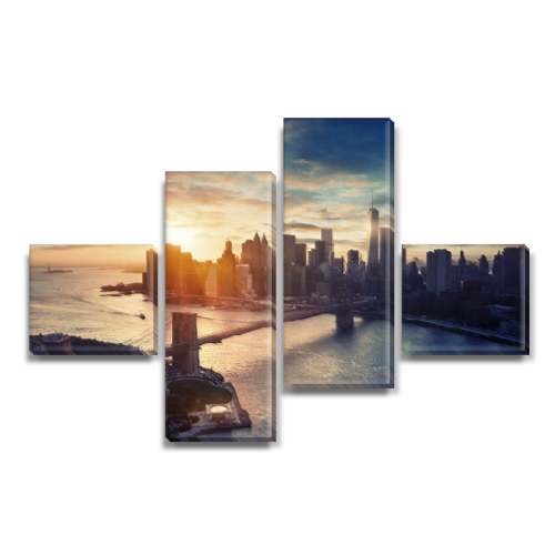 

Модульная картина Декоинт Город 60x85см. Холст натуральный