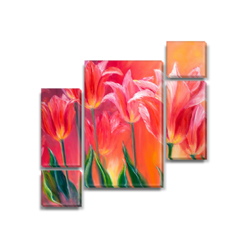 

Модульная картина Декоинт Живопись 100x110см. Холст синтетический