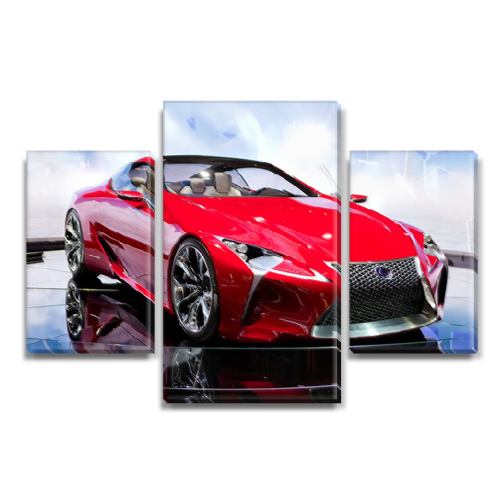 

Модульная картина Декоинт Авто мир 60x90см. ПВХ ткань