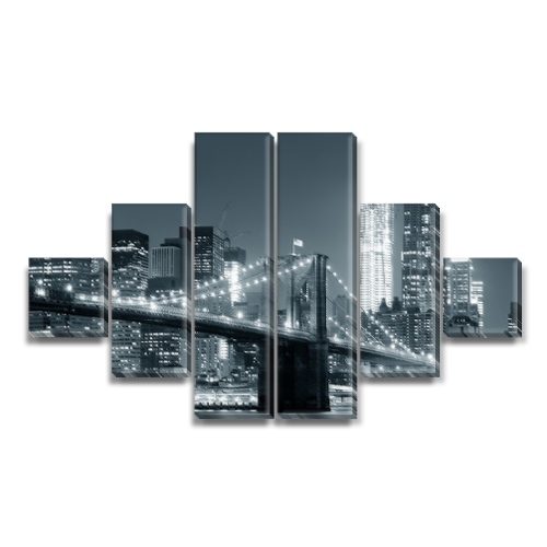 

Модульная картина Декоинт Мосты 65x120см. ПВХ ткань