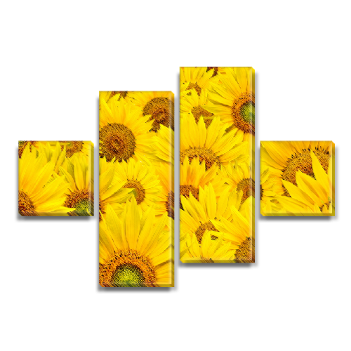 

Модульная картина Декоинт Цветы 90x130см. Холст натуральный