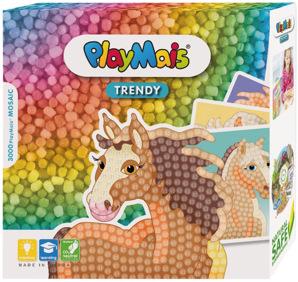 Mozaika PlayMais Trendy Horse 3000 szt 160359 (4041077004467)