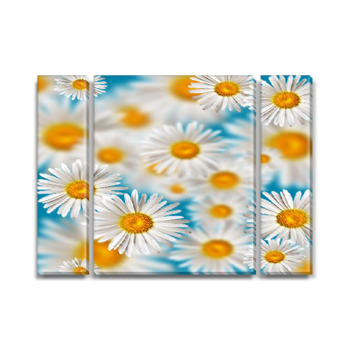 

Модульная картина Декоинт Цветы 95x135см. Холст синтетический