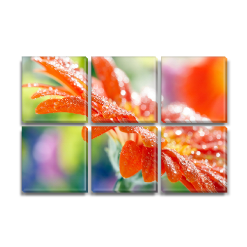 

Модульная картина Декоинт Цветы 52x80см. ПВХ ткань