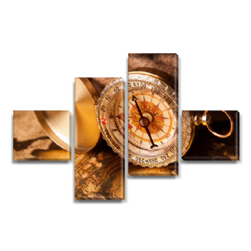 

Модульная картина Декоинт Карты 75x120см. ПВХ ткань