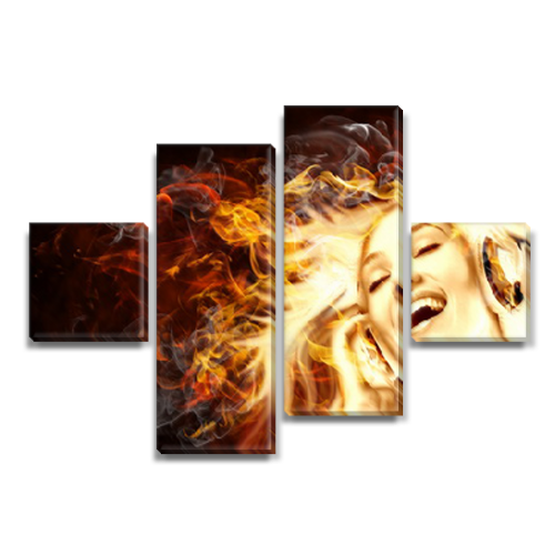 

Модульная картина Декоинт Люди 70x110см. ПВХ ткань