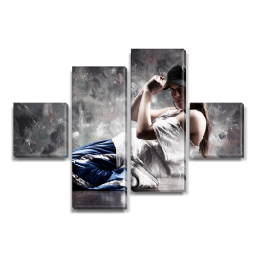 

Модульная картина Декоинт Люди 50x80см. ПВХ ткань