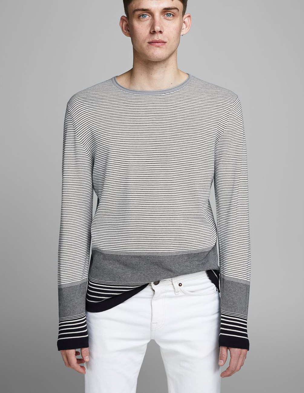

Свитер JACK&JONES М0106364 цвет белый-синий L