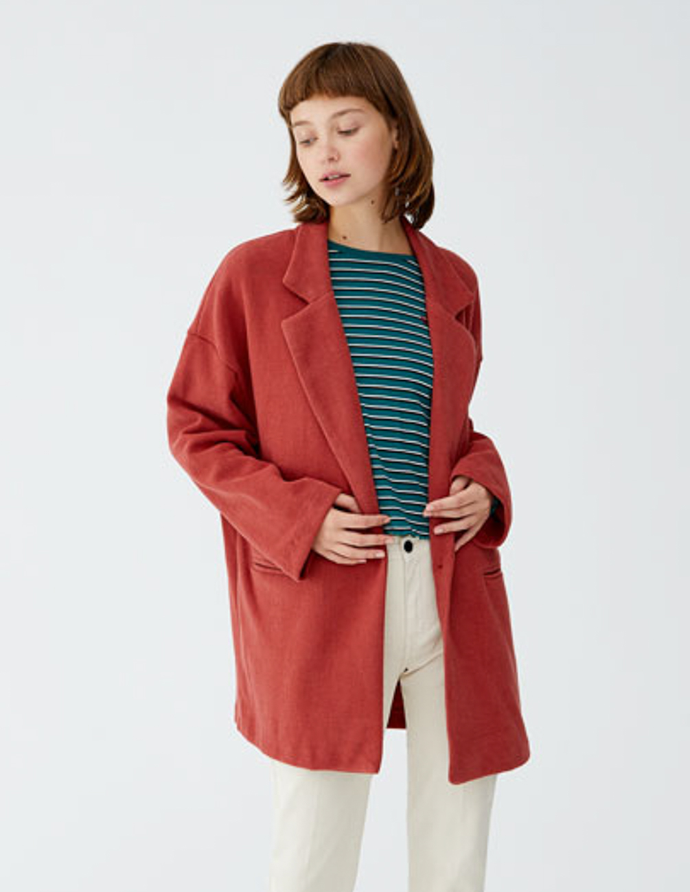 

Кардиган PULL & BEAR Ж1052638 (9752/318/626) цвет красный XL