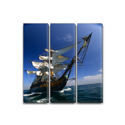 

Модульная картина Декоинт Корабли 80x80см. ПВХ ткань