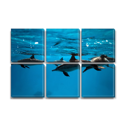 

Модульная картина Декоинт Подводный мир 72x110см. Холст синтетический