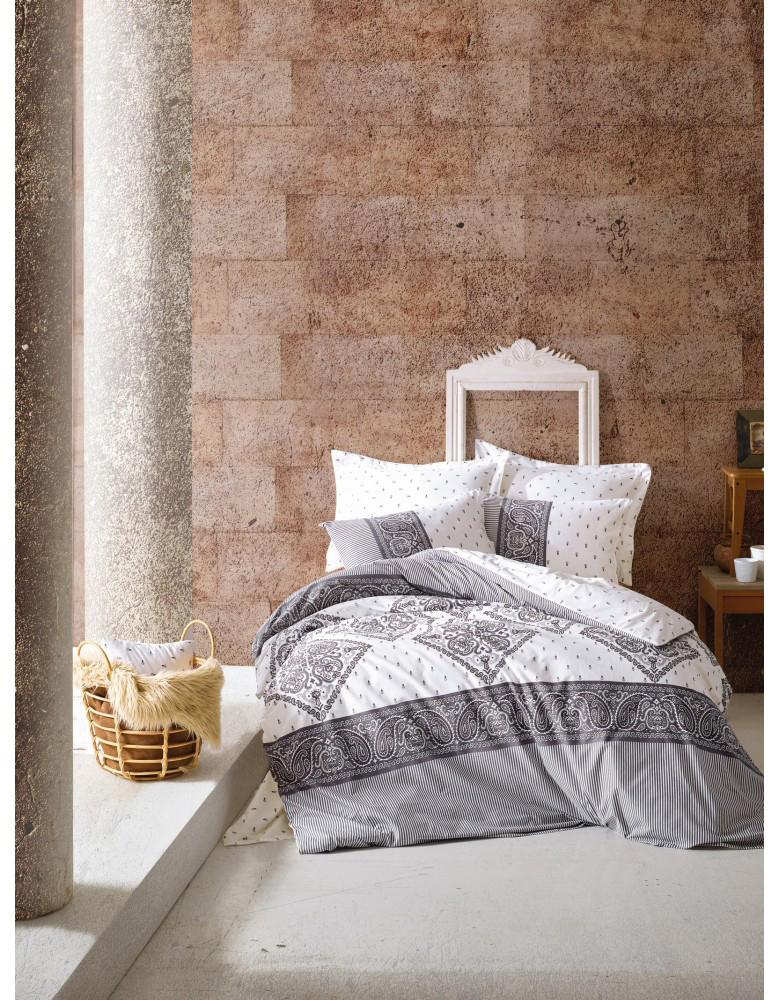 

Комплект постельного белья Cotton Box Bohem Alope Gri 200 x 220