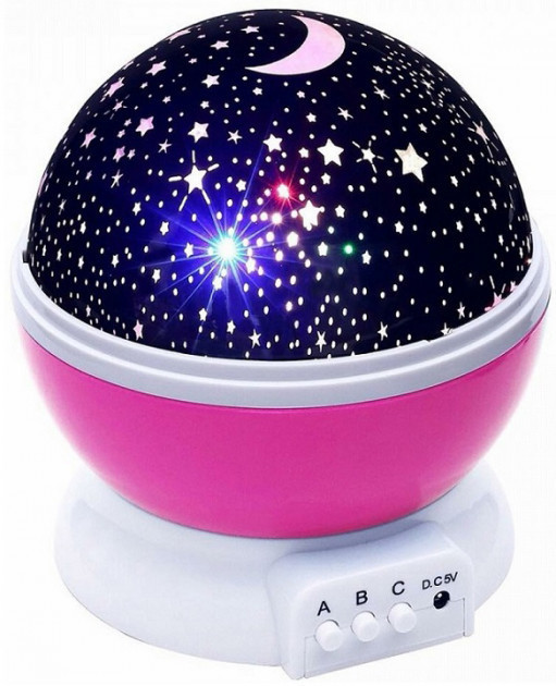

Проектор звездное небо Star Master Dream ночник шар 4767 Pink (Розовый)