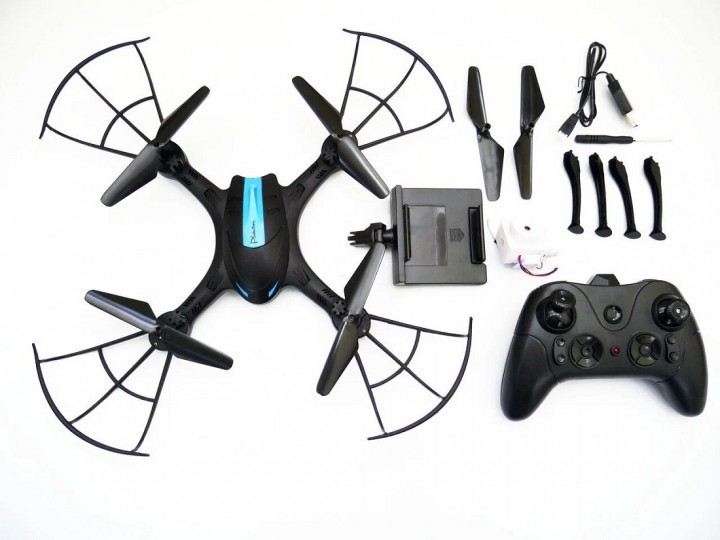 

Квадрокоптер с камерой LH-X43W WiFi Черный