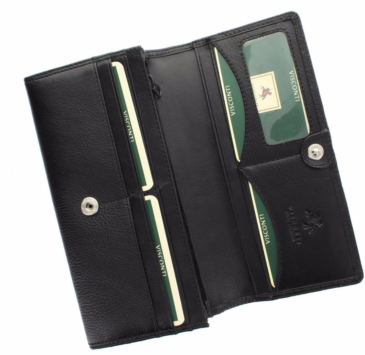 

Кошелек черный женский Heritage HT35 Buckingham
