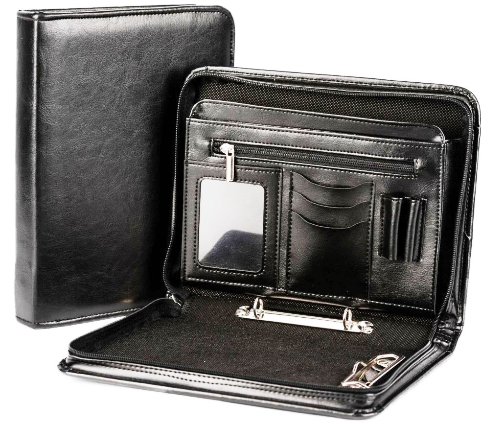 

Папка деловая формата А5 из искусственной кожи AMO Черный (Ssbw08 black) 2067884