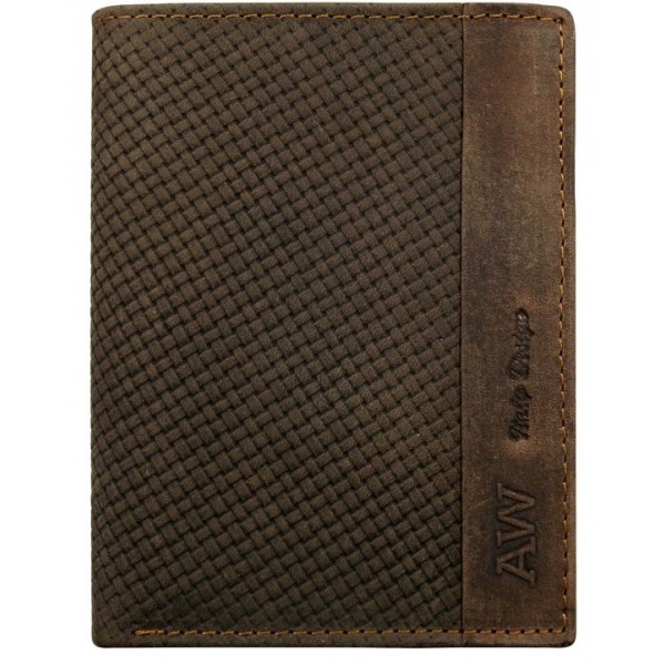 

Кошелек мужской из натуральной кожи Always Wild Коричневый (N4BPU2 brown) 2070042