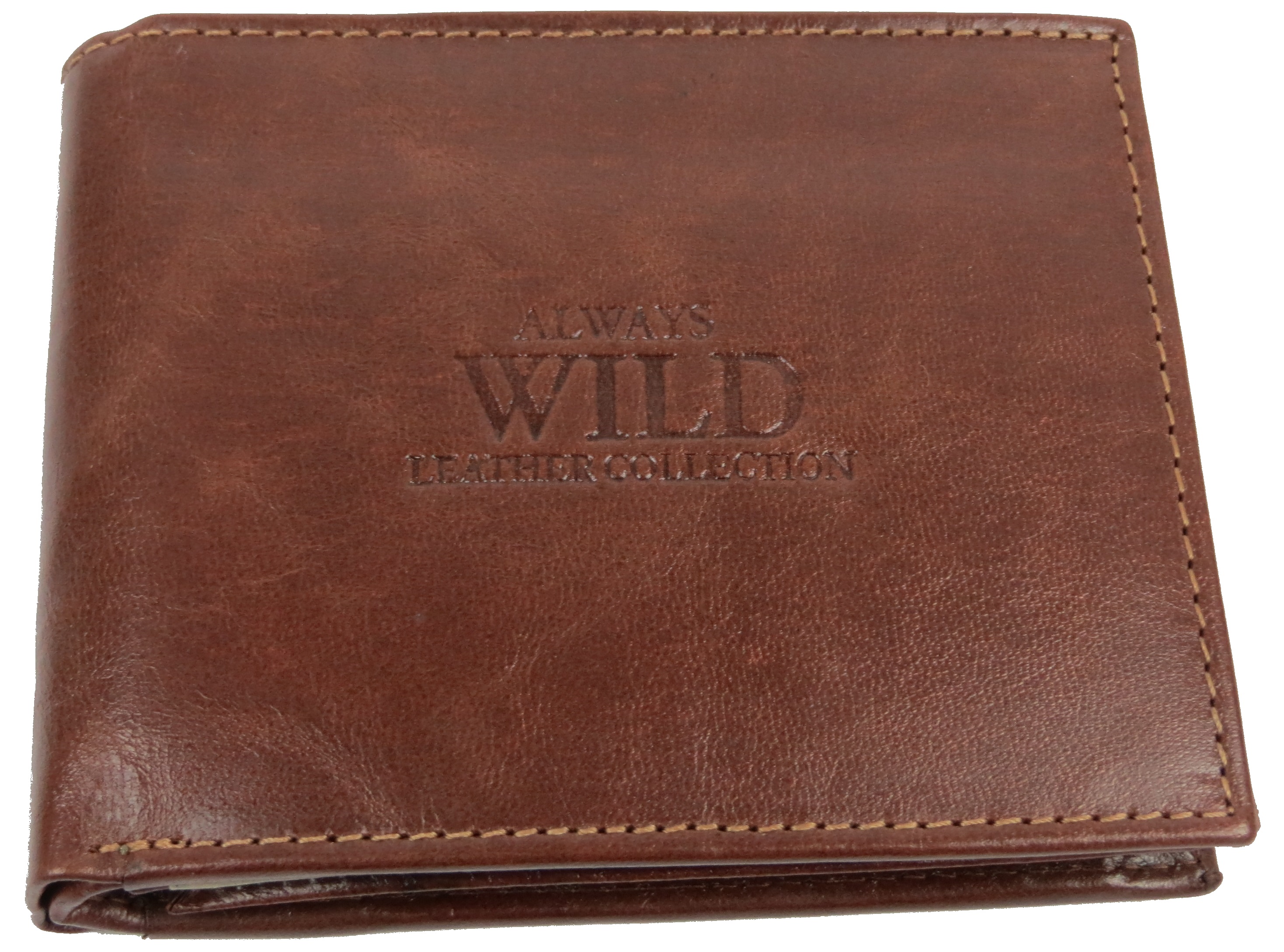 

Кошелек мужской Always Wild кожаный Коричневый (SN992GT Brown) 2068469