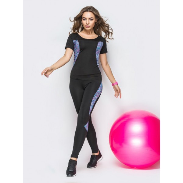 

Комплект для фитнеса LoveFit K2FP07 М черно-фиолетовый