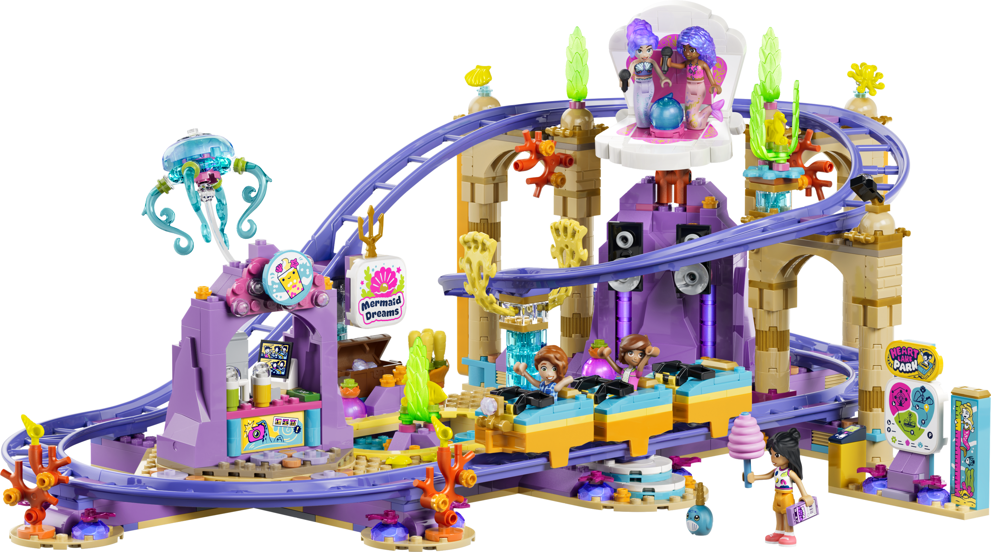 фото Блочный конструктор LEGO Friends Американские горки с русалками (42703)