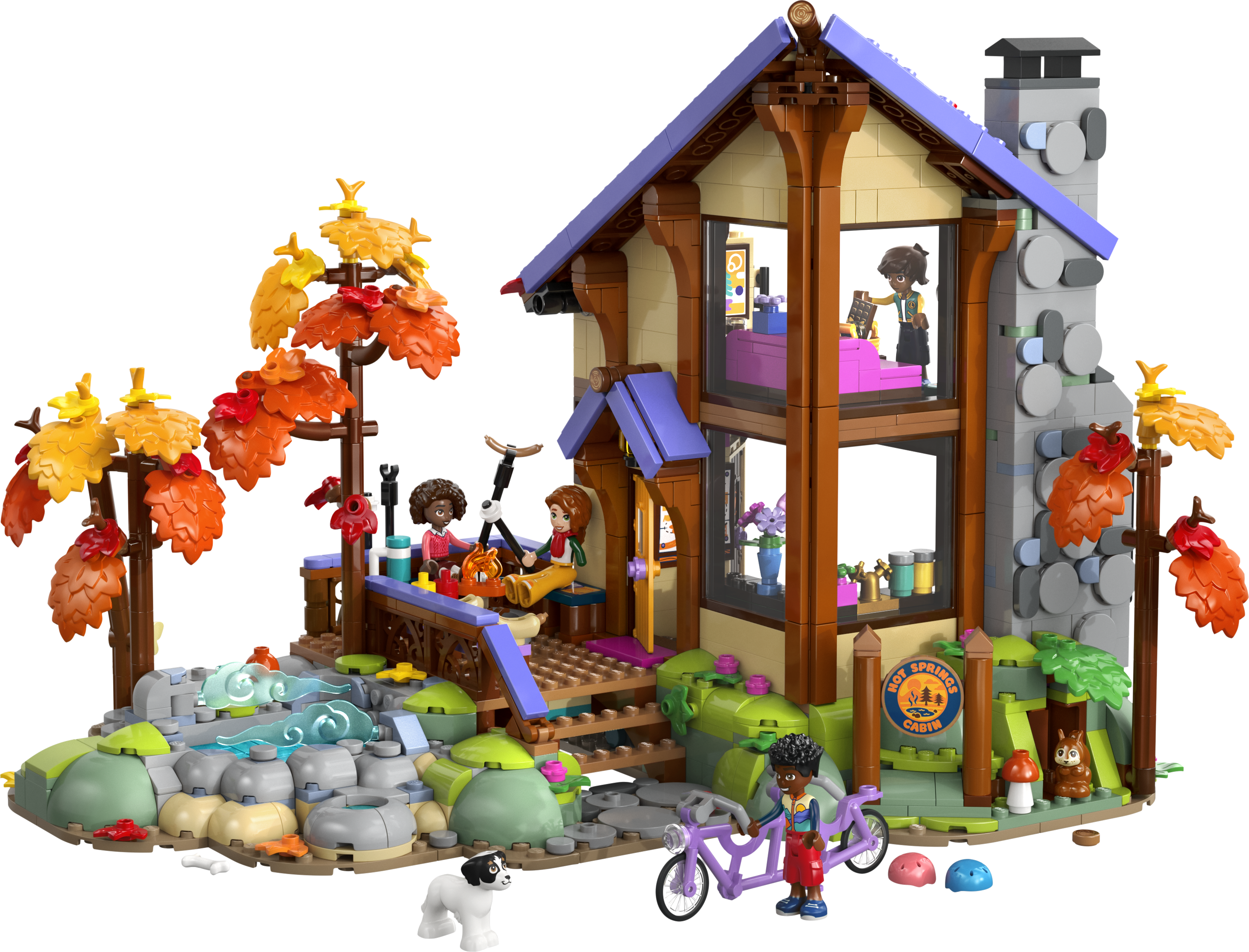 фото Блочный конструктор LEGO Friends Уютный лесной домик для осеннего отдыха (42705)