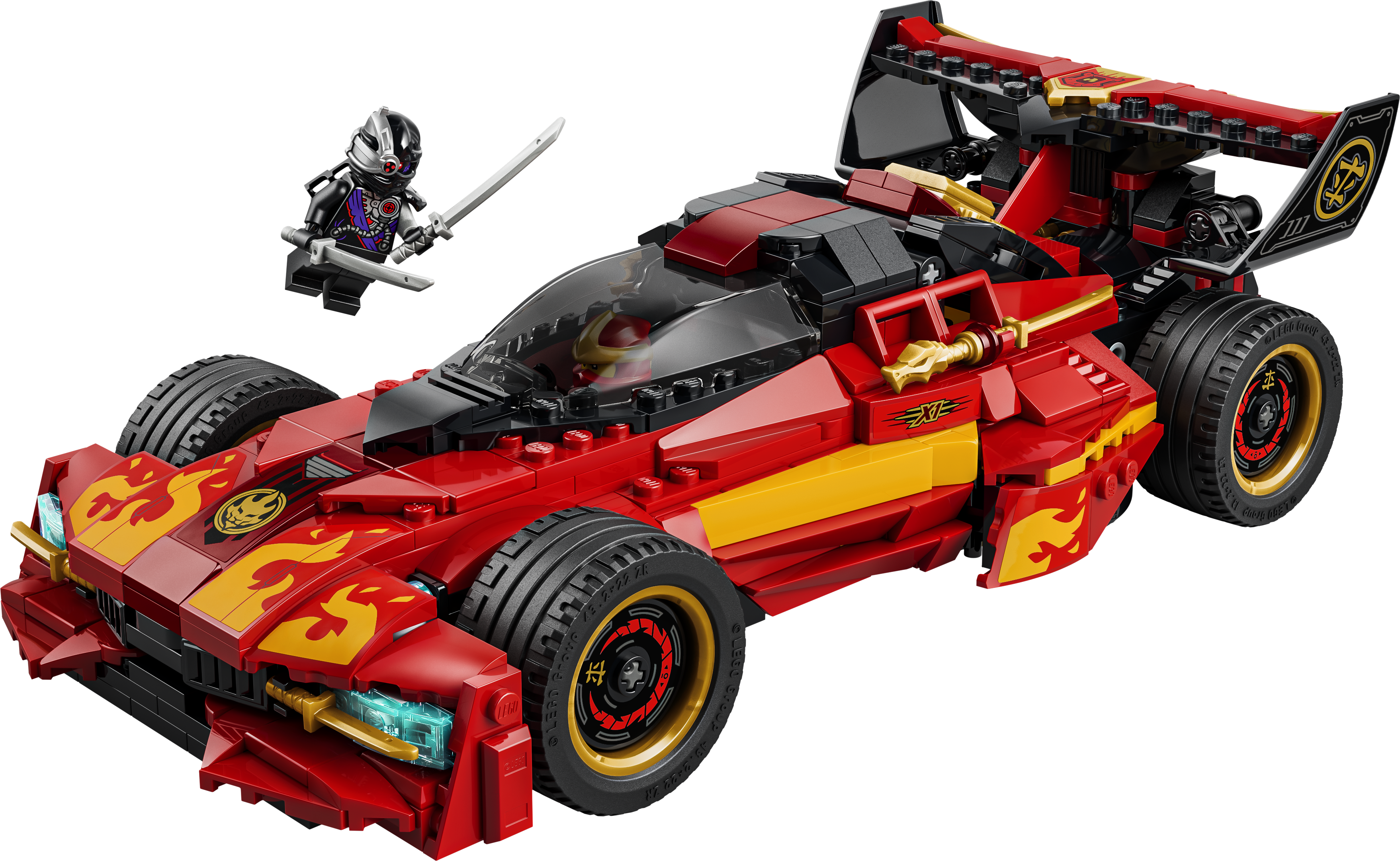 фото Блочный конструктор LEGO Ninjago Преследователь ниндзя X-1 — 15-я годовщина (71867)