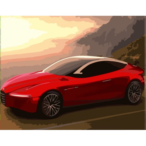 

Картина по номерам Скорость 40х50см в коробке Dreamtoys 582